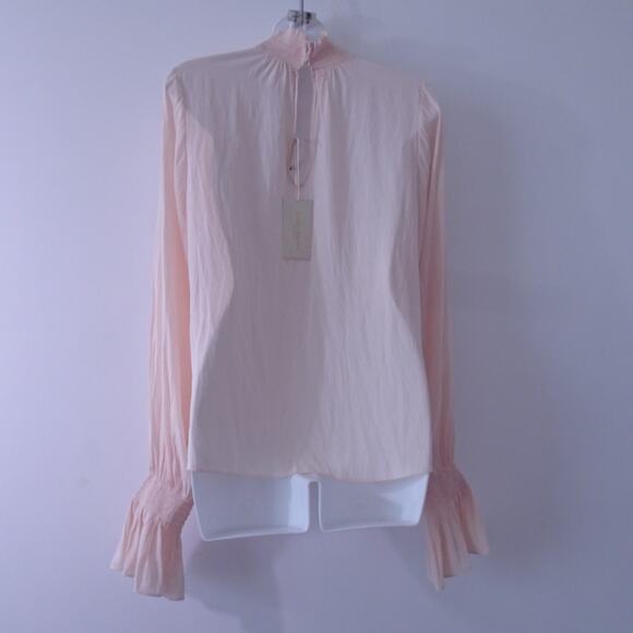 NWT Ramy Brook Women's Eclipse Embroidered Balloon Sleeve Top S NWT 345 Cream - Picture 6 of 11